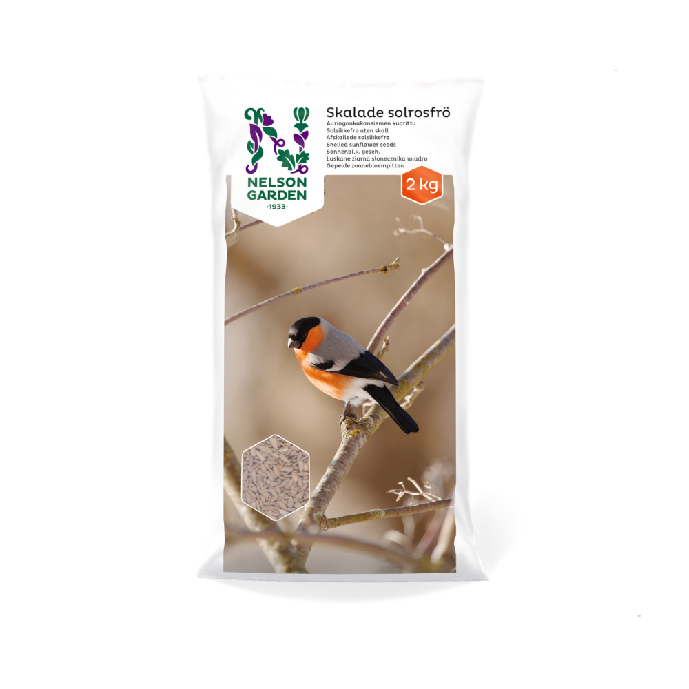 SOLROSKÄRNOR NELSON GARDEN 2KG PÅSE