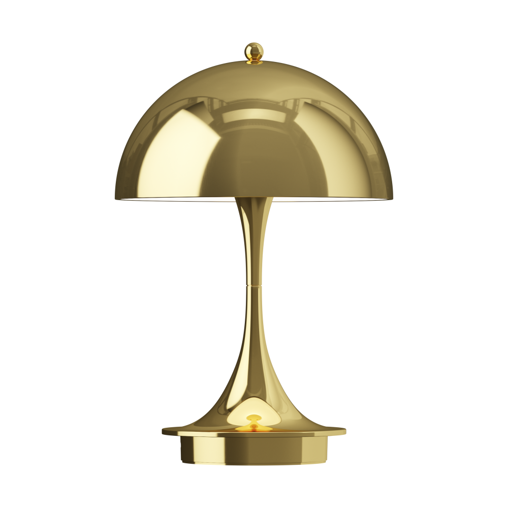 Panthella 160 Portable v3 bordslampa, Brass metallised