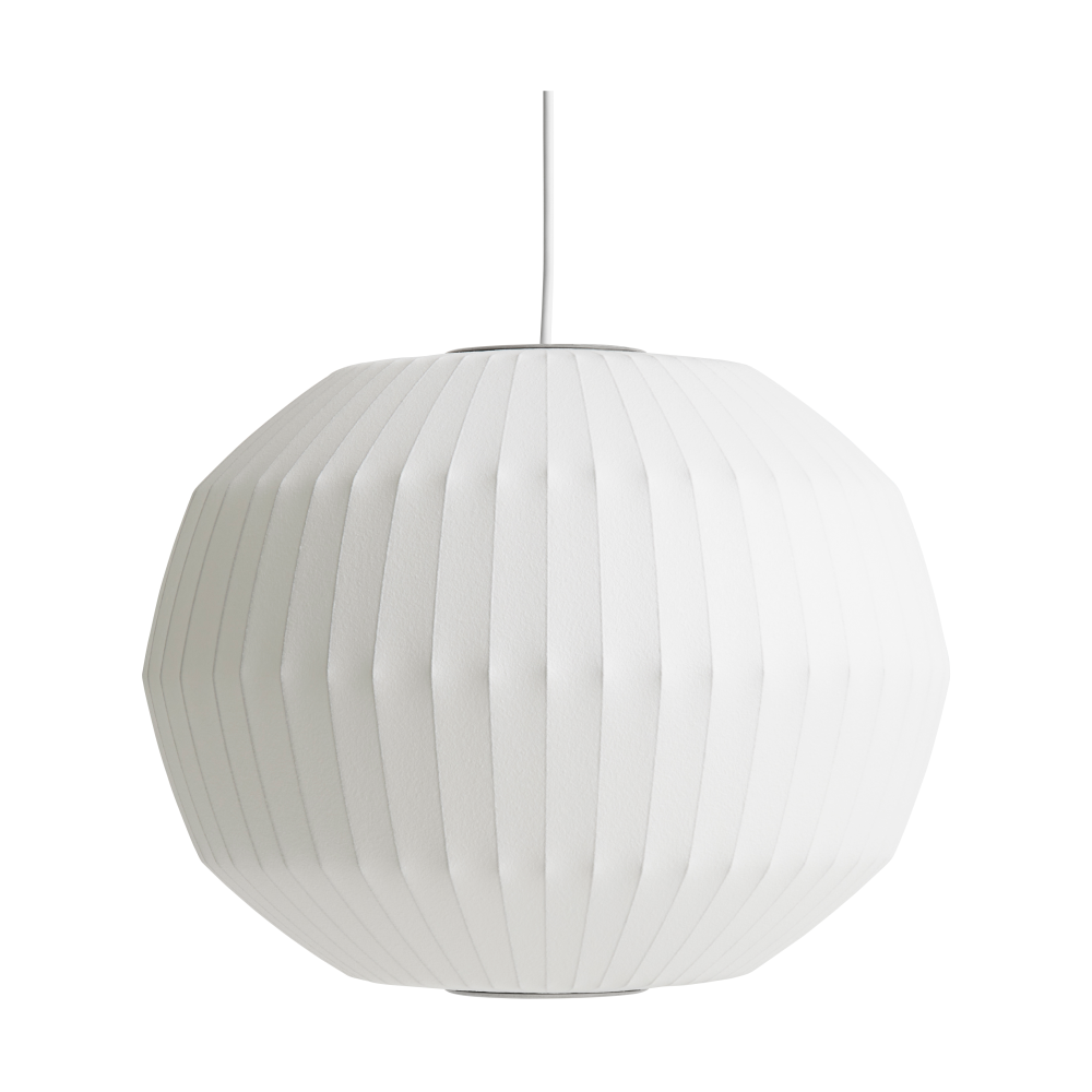 Nelson Bubble Angled sphere pendel M, Off white