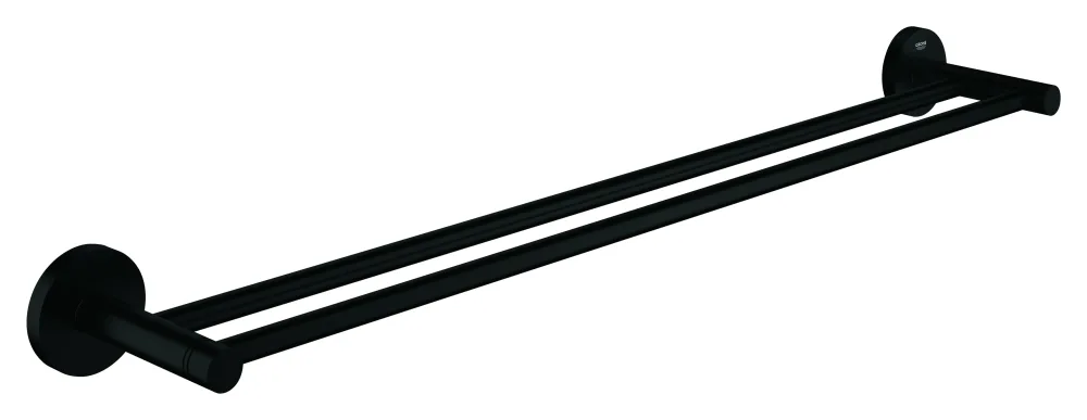 Grohe Start 412032430 Handduksstång dubbel, 600 mm, mattsvart