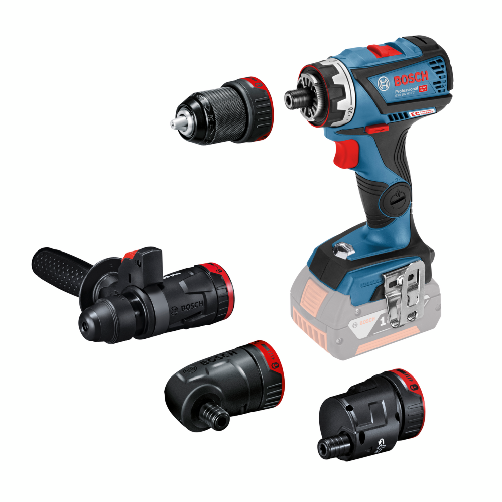 SKRUVDRAGARE BOSCH GSR 18V-60 FC SOLO M/4XBORR