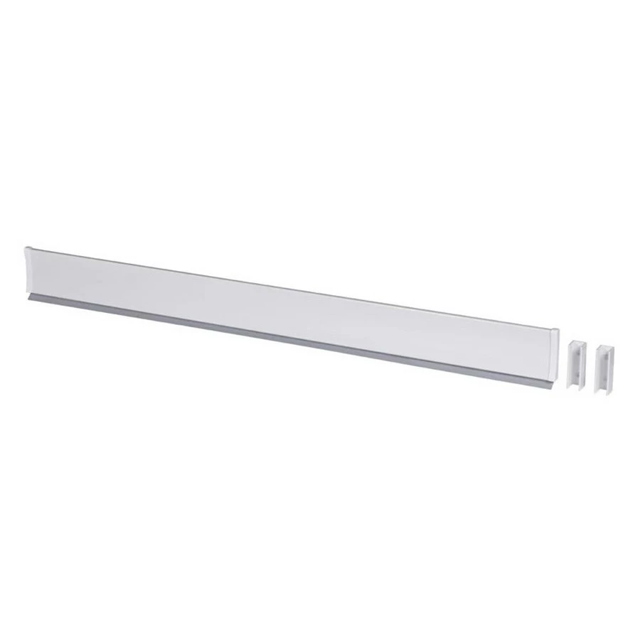 Duschsarg Stabil Rak 110cm, Vit | Stuvbutiken - Bild 3
