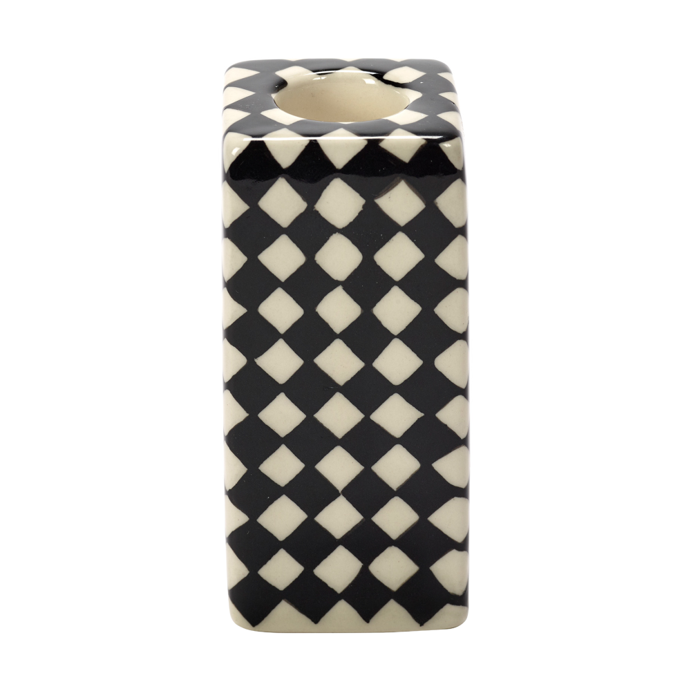Les Objets Mouleversants N°1 ljusstake, Black-white