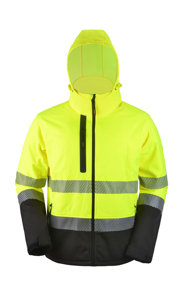SOFTSHELL JACKA PROF HI-VI GUL L