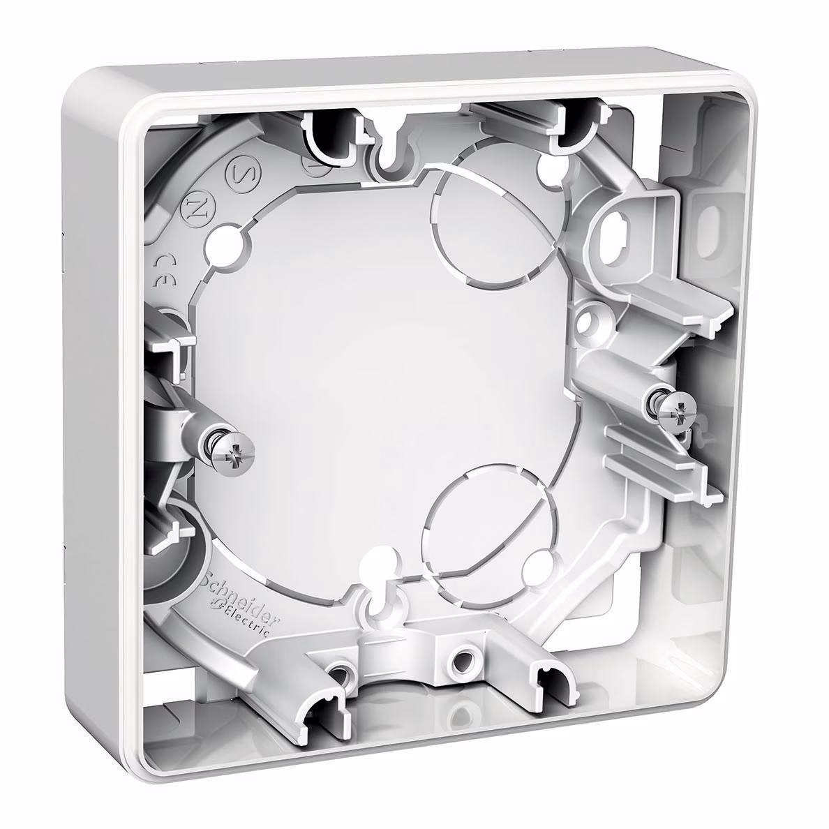 Kjøp Schneider Electric Boks, Exxact, 1-fag, 21mm, utenpåliggende, IP21, montering, hvit