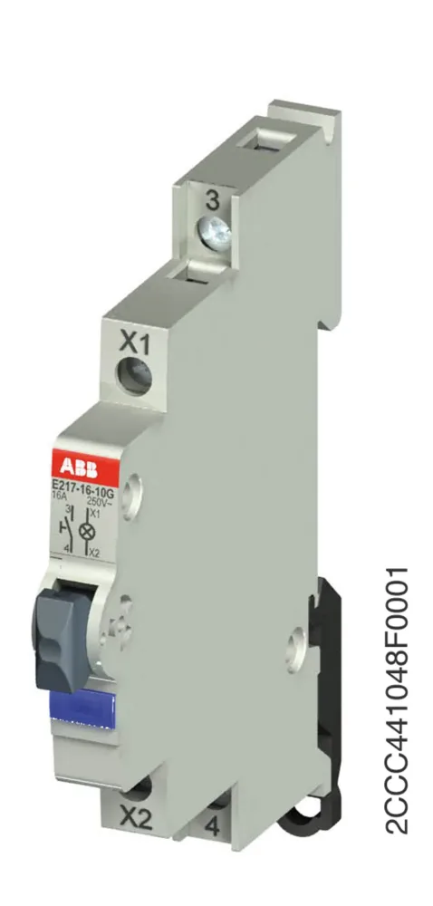 ABB 2CCA703250R0001 Tryckknapp 1-pol, brun - Bild 2