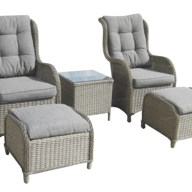 Venture Home Vikelund 9274-046 Loungeset stolar, pallar, bord, grått
