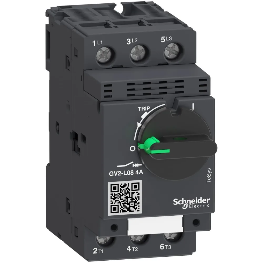 Schneider Electric GV2L04 Motorskyddsbrytare magnetiskt skydd 0.63A - Bild 2