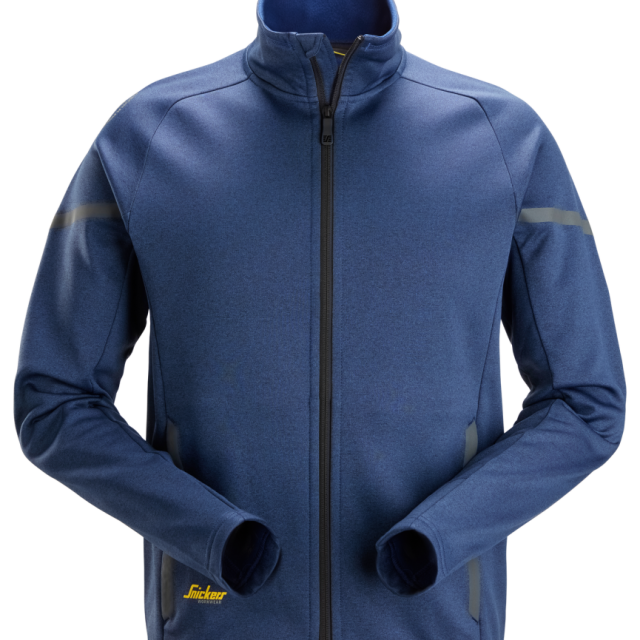 FLEECEJACKA SNICKERS WORKWEAR 37.5, DJUPBLÅ/MARIN STL: XXL