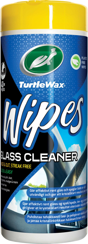 GLASRENGÖRING TURTLE WAX WIPES 40ST
