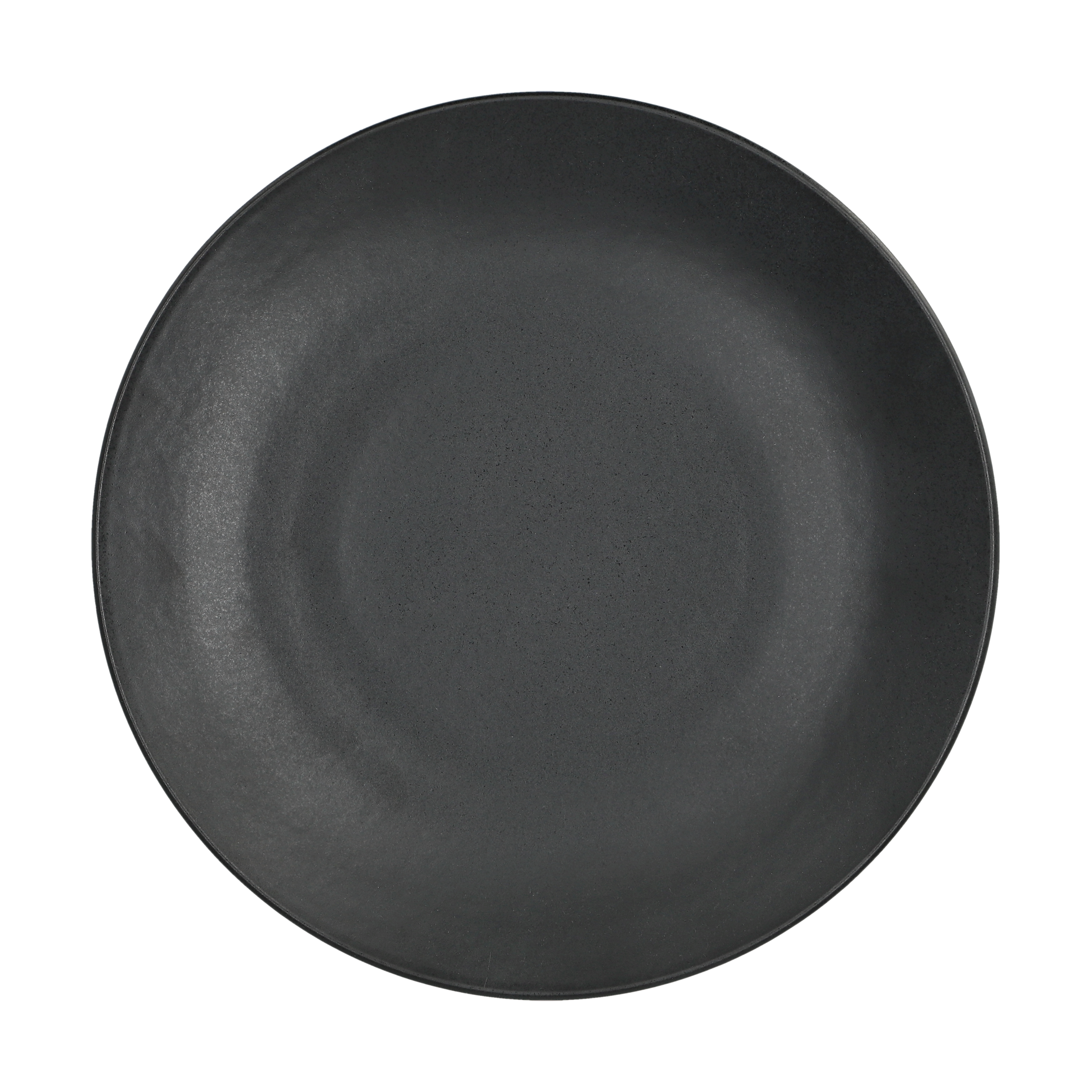 Terra mattallrik, Svart stengods, Ø26,5 cm