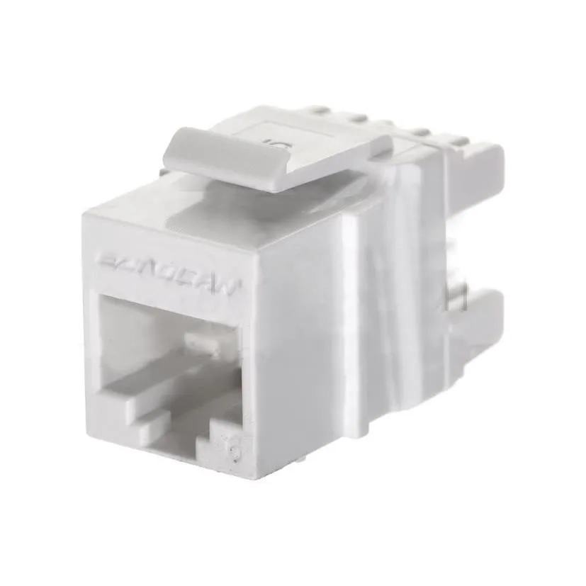 Eurolan 16B-U6-03WT Keystoneuttag Typ av kontakt: RJ45 8(4) Vit