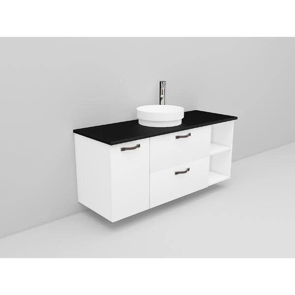 Badrumsmöbel Flexline Modell 167 120cm, Vit, Slät | Stuvbutiken - Bild 2