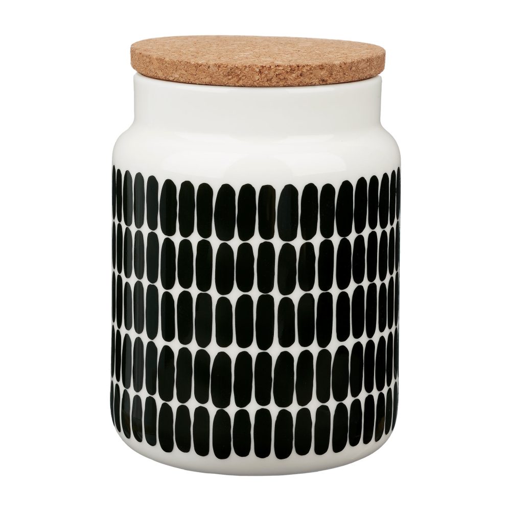 Oiva Alku burk 1,2 L, Vit-mörkgrön