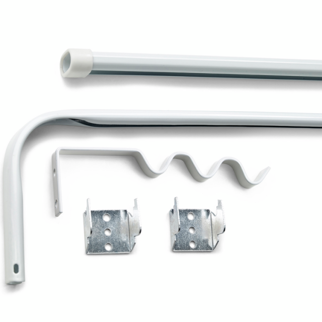 GARDINSKENA HABO C-PROFIL 1222-5 VIT 9/160-300CM