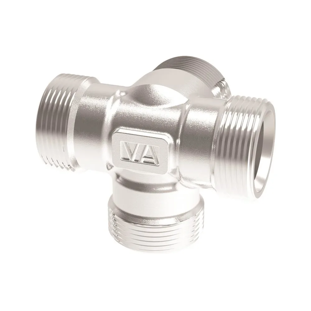 Vatette V6 Skruvdel T-hörnrör, 4 st 15 mm