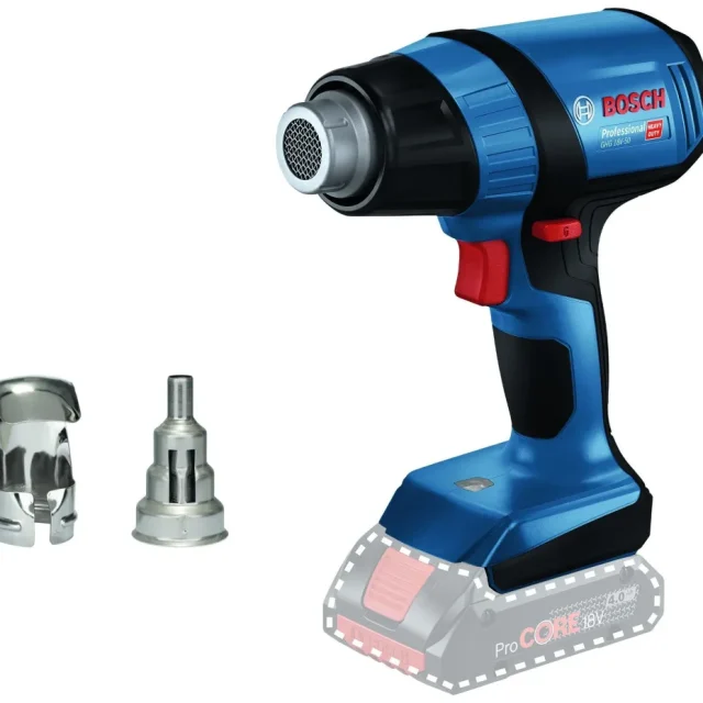 Bosch GHG 18V-50 Varmluftspistol utan batteri och laddare