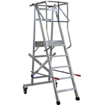 Laggo 7100 Arbetsplattform med skyddsräcke och hjul 100 cm