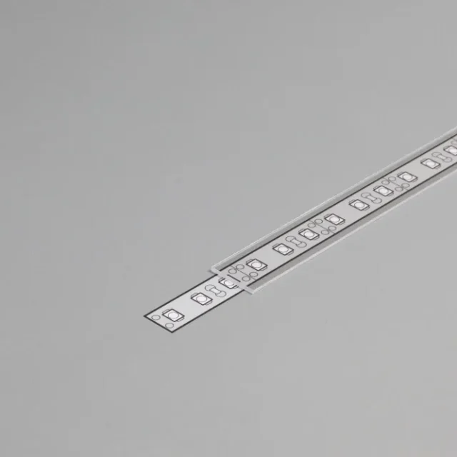 Bellalite 70000139 Täcklock till Aluminiumprofil Begton12, Begtin12 Frostat