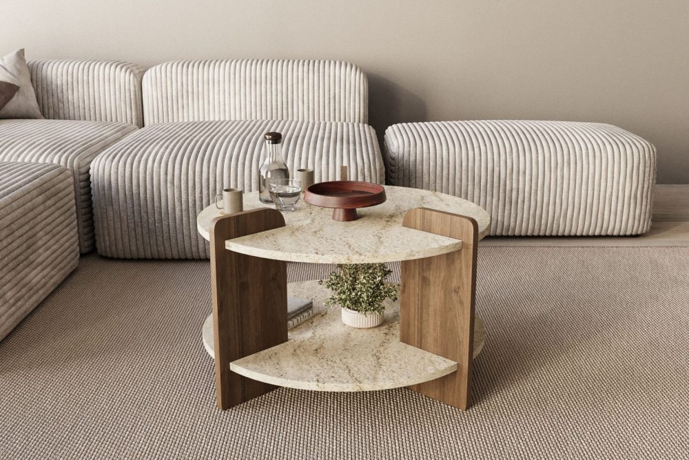 Cindral Soffbord 70 cm Rund