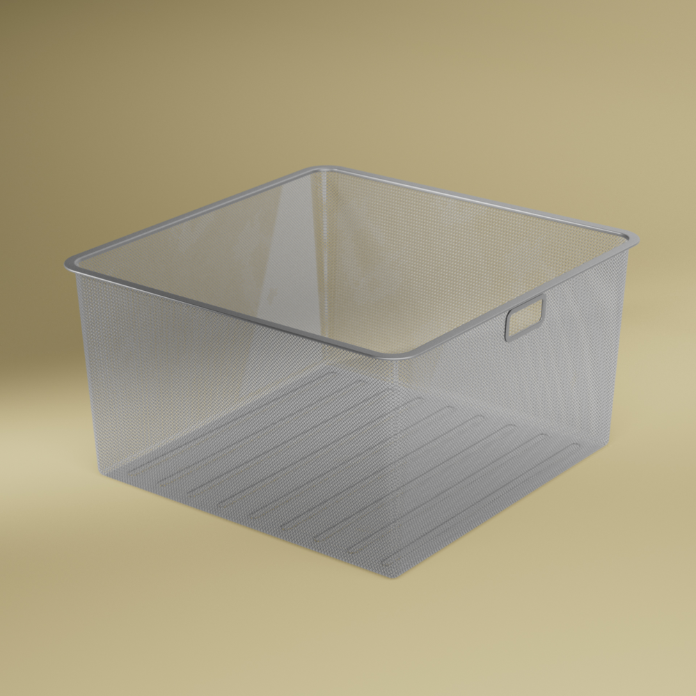MESHBACK SILVER 527X527X285MM
