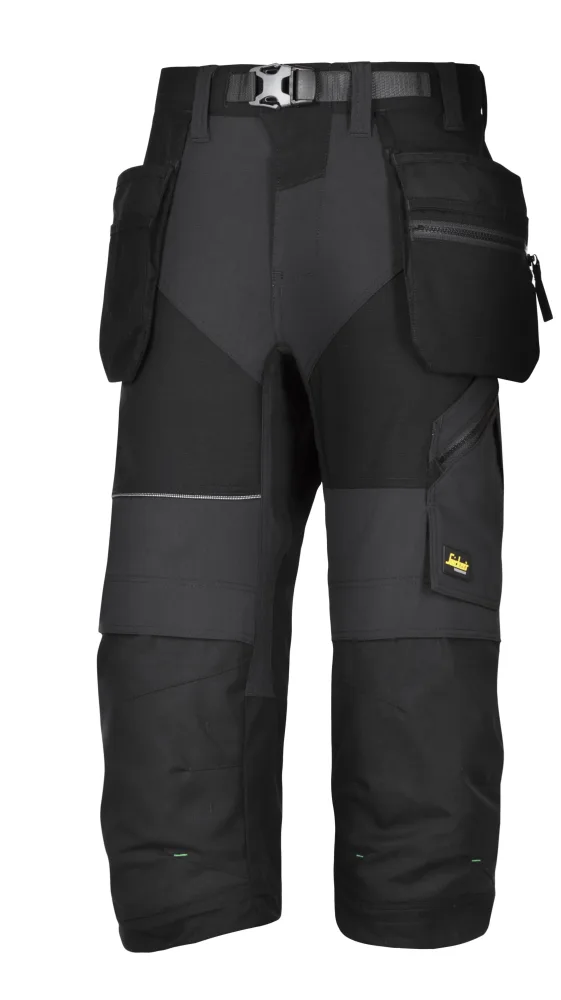 Snickers Workwear 6905 FlexiWork Piratbyxa svart 104