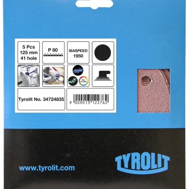 Tyrolit SIASPEED 1950 Kardborrerondell 5-pack K60