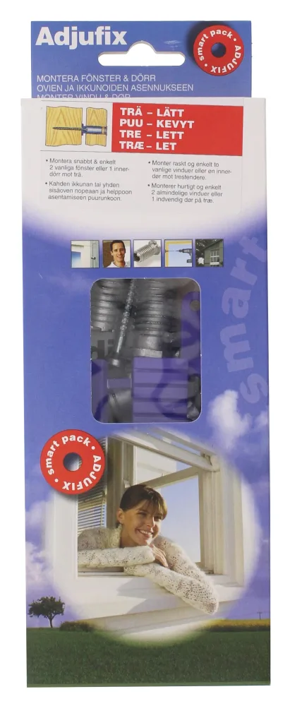Adjufix 120002 Karmfäste 1-pack, SMART-PACK Betong/Massivtegel