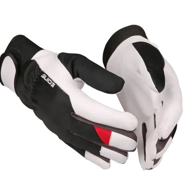 Guide Gloves 5162W Handske läder, fodrad, kardborre 8