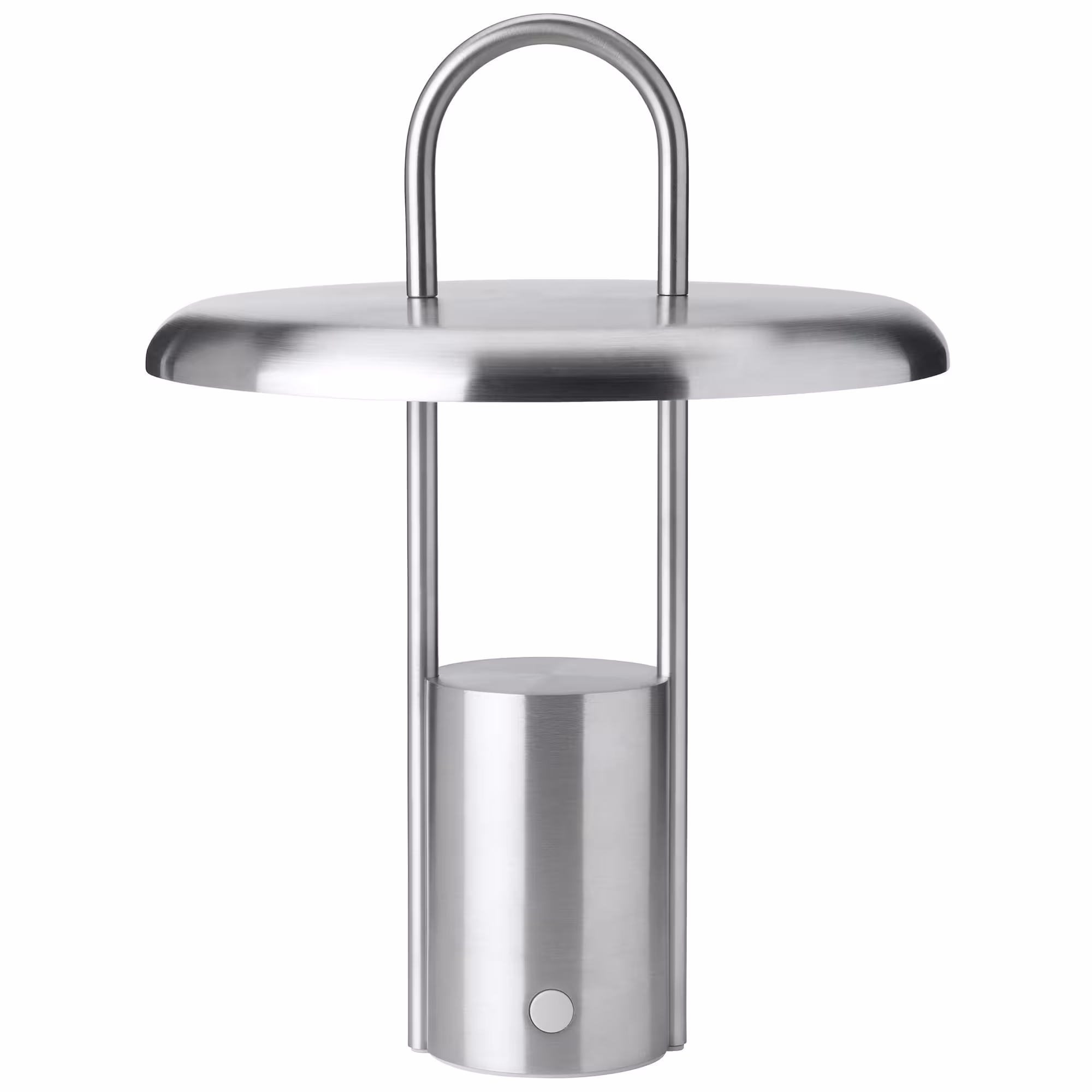 Pier bärbar LED-lampa 25 cm, borstat stål