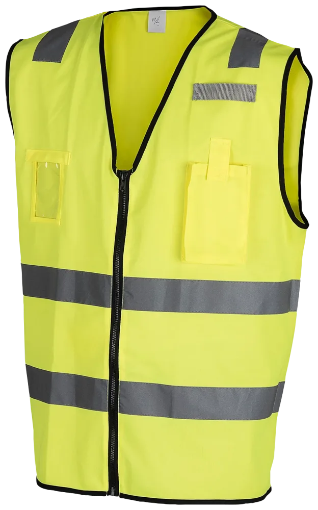 L.Brador 4142P Varselväst hi-vis gul, klass 2 M/L