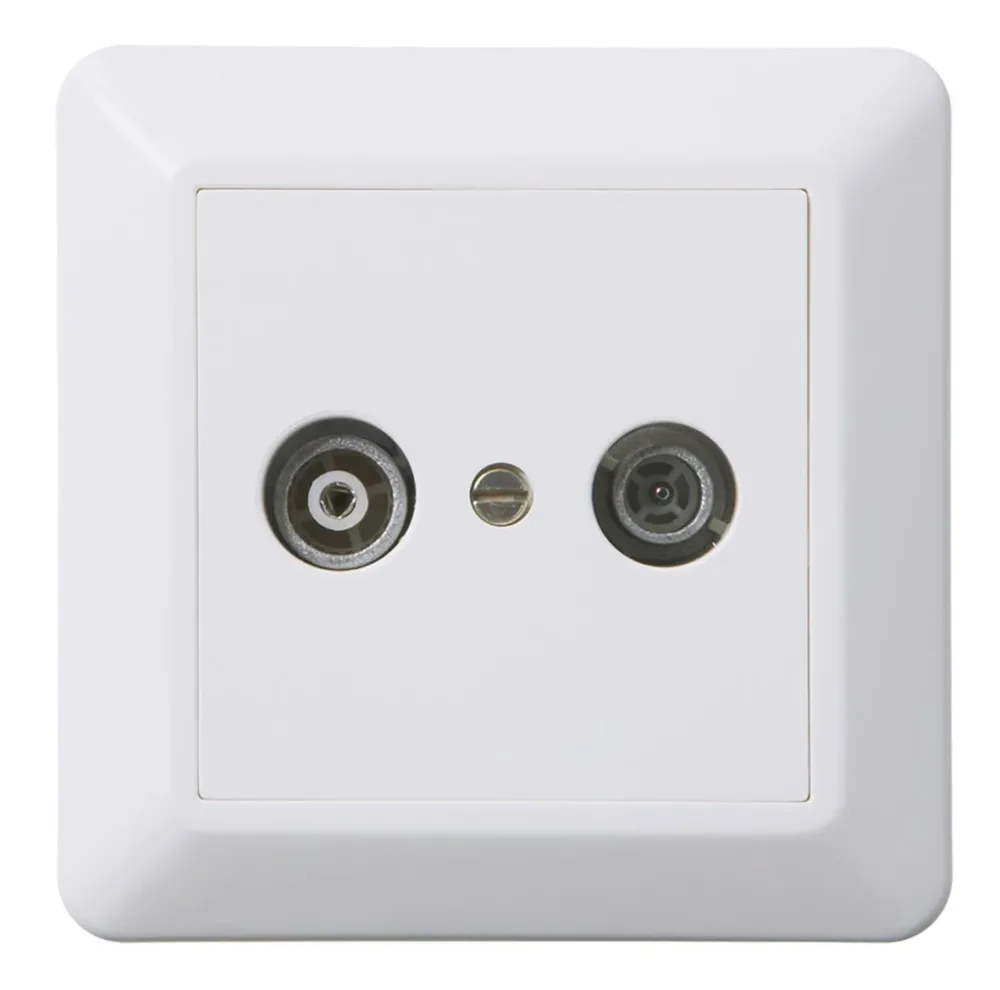 Elko EKO30161 Antennuttag renvit Genomgångsuttag - Bild 2