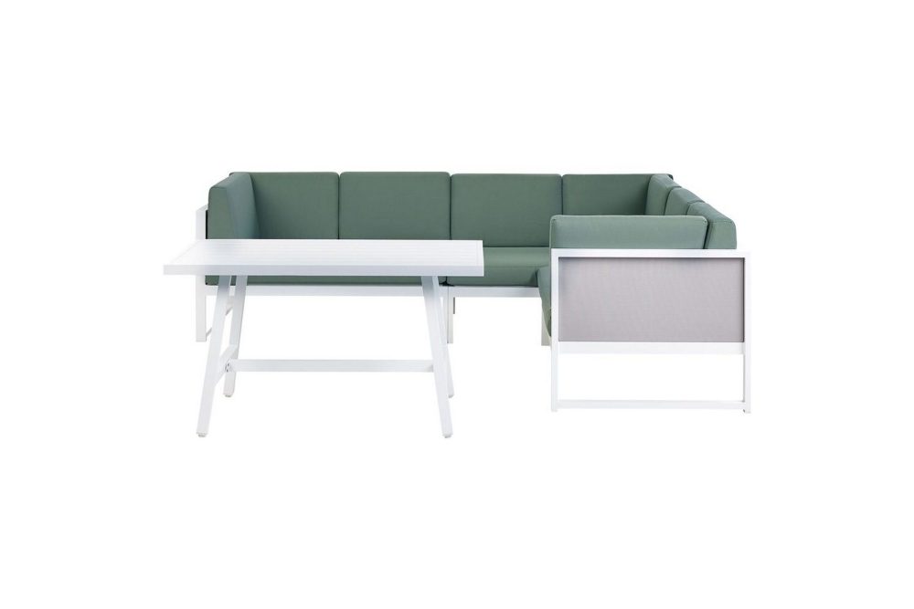 Loungegrupp Castella/Fratte Grön/vit/grå