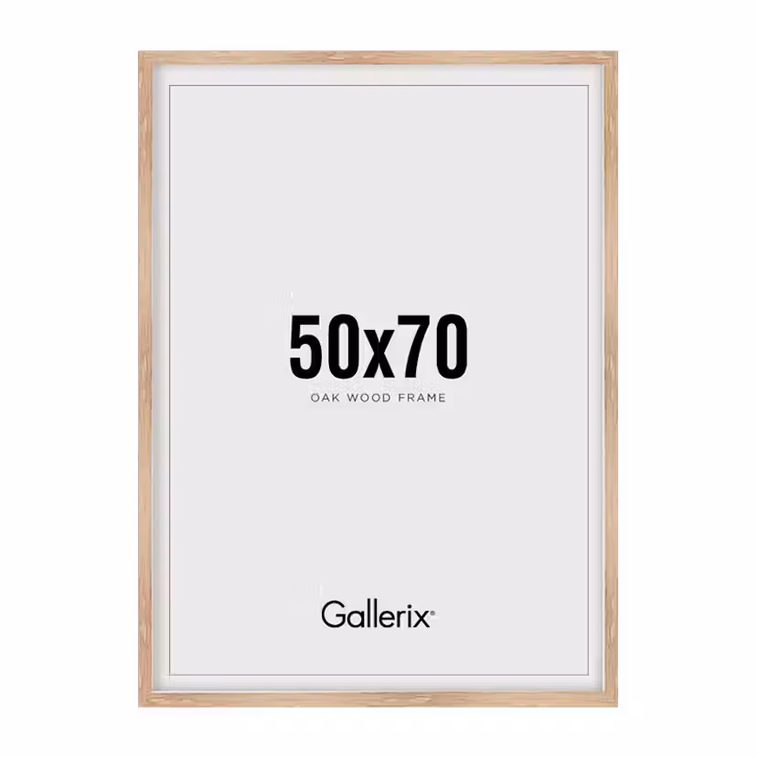 Tavelram Gallerix Ek Storlek: 50x70 cm