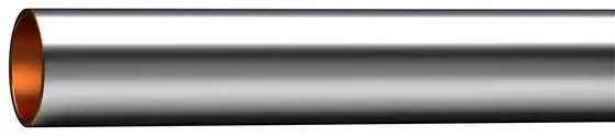 Cupori 8564544 Kopparrör förkromade, glödgade, 15 x 1,0 mm, 2 m