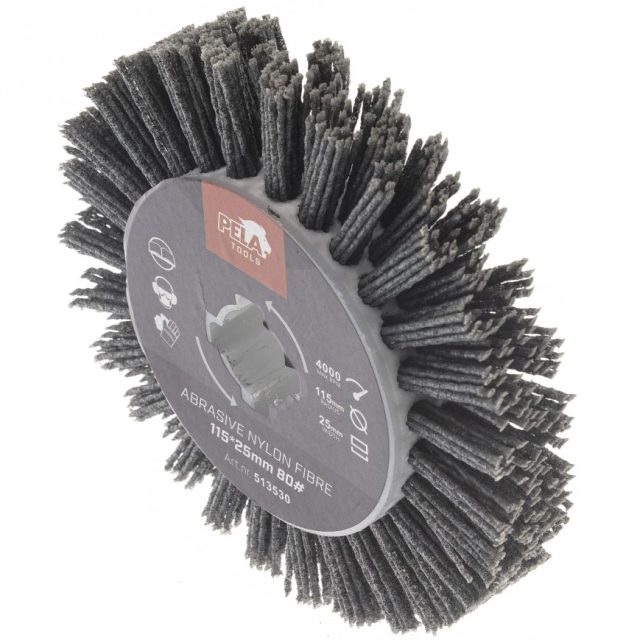 Kjøp PELA Nylonfiberbørste til 509658, #80, Ø115x25 mm