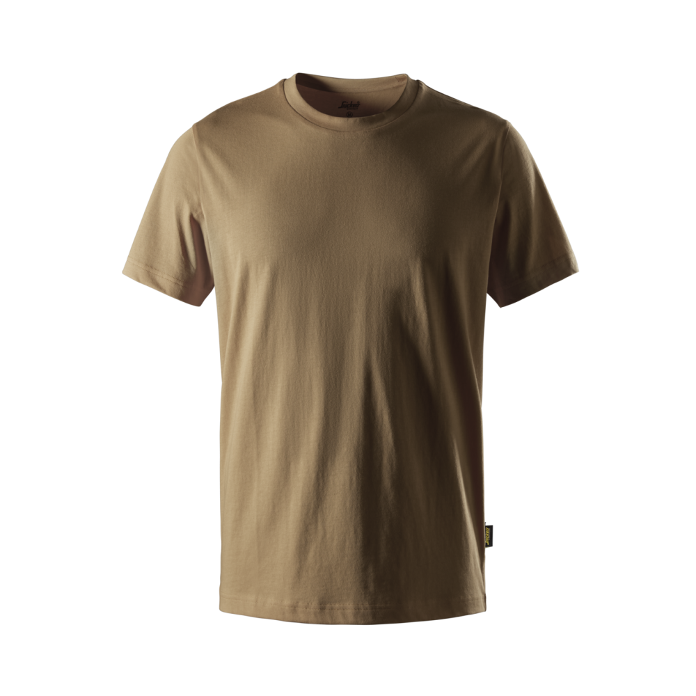 T-SHIRT I BOMULL LJUSBRUN STL L