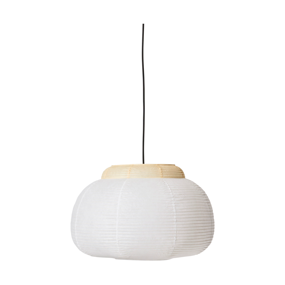 Papier Single pendel Ø52 cm, Soft yellow