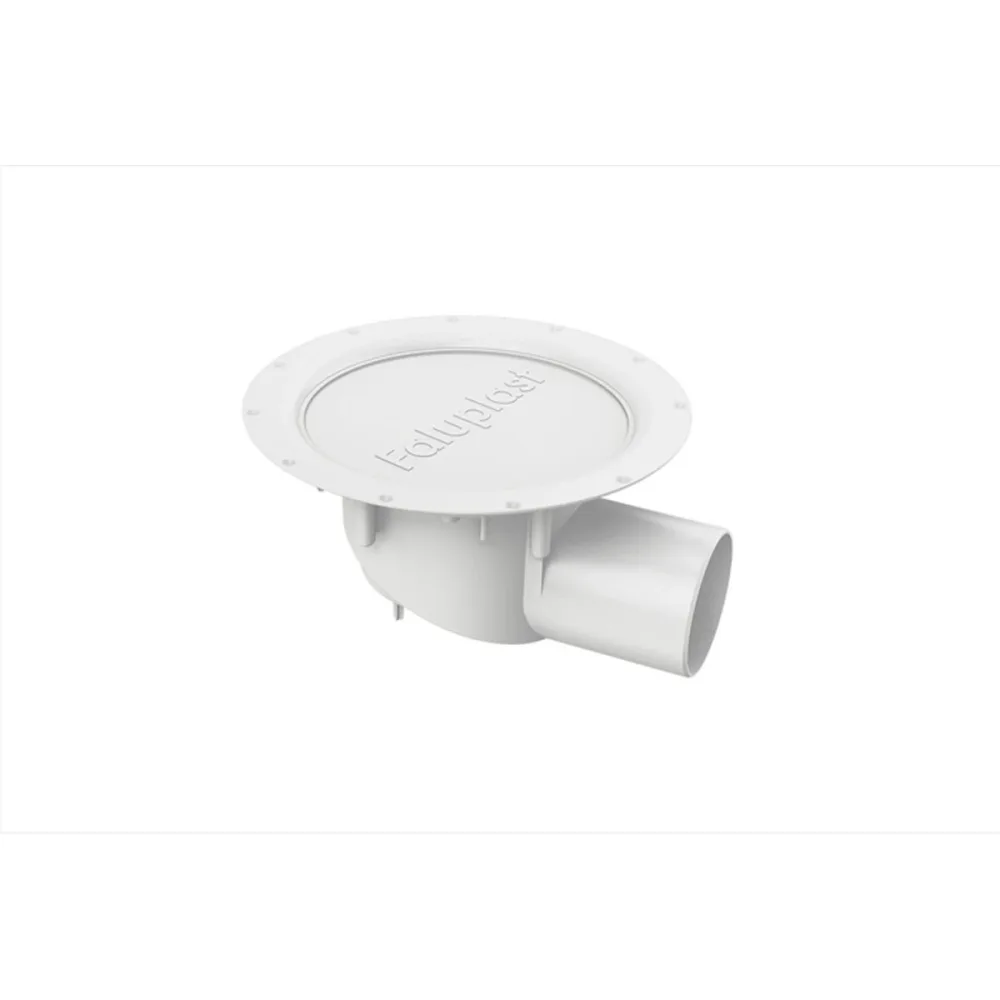Golvbrunn Ida 75 Sidoutlopp Vit, 245mm