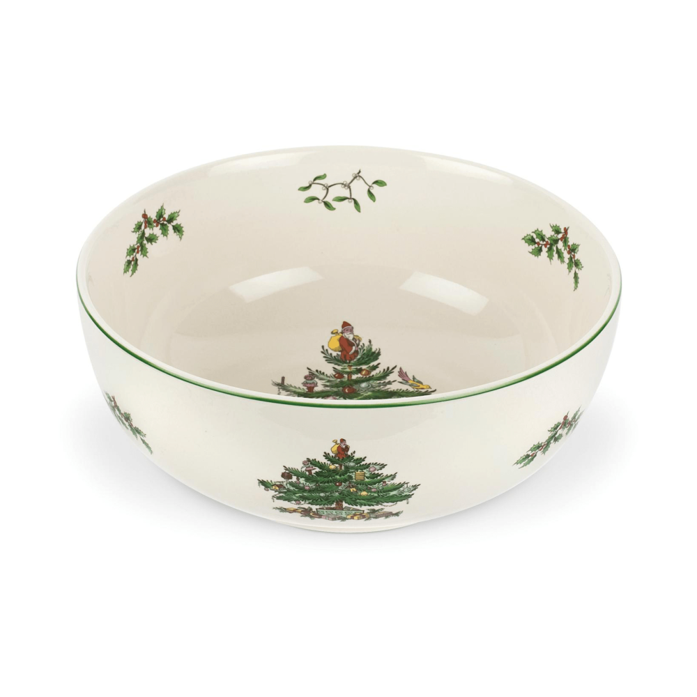 Christmas Tree serveringsskål, White-green-red, 3 L