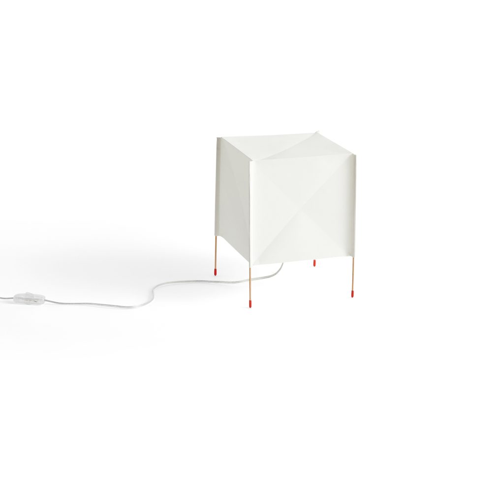 Paper Cube bordslampa, Vit