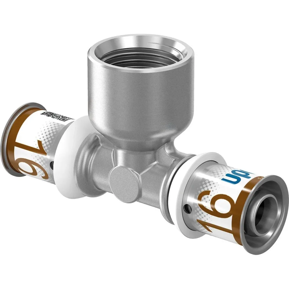 Uponor Press Plus 1808034 T-rör invändig gänga 25 x 15 x 25 mm - Bild 2