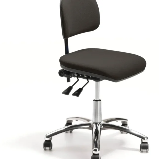 GBP 410643350101 Arbetsstol 550-730 mm, låg rygg Möbeltyg