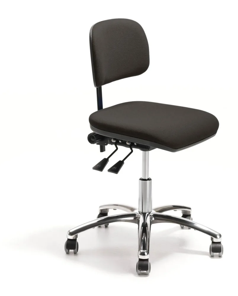 GBP 410643350101 Arbetsstol 550-730 mm, låg rygg Möbeltyg