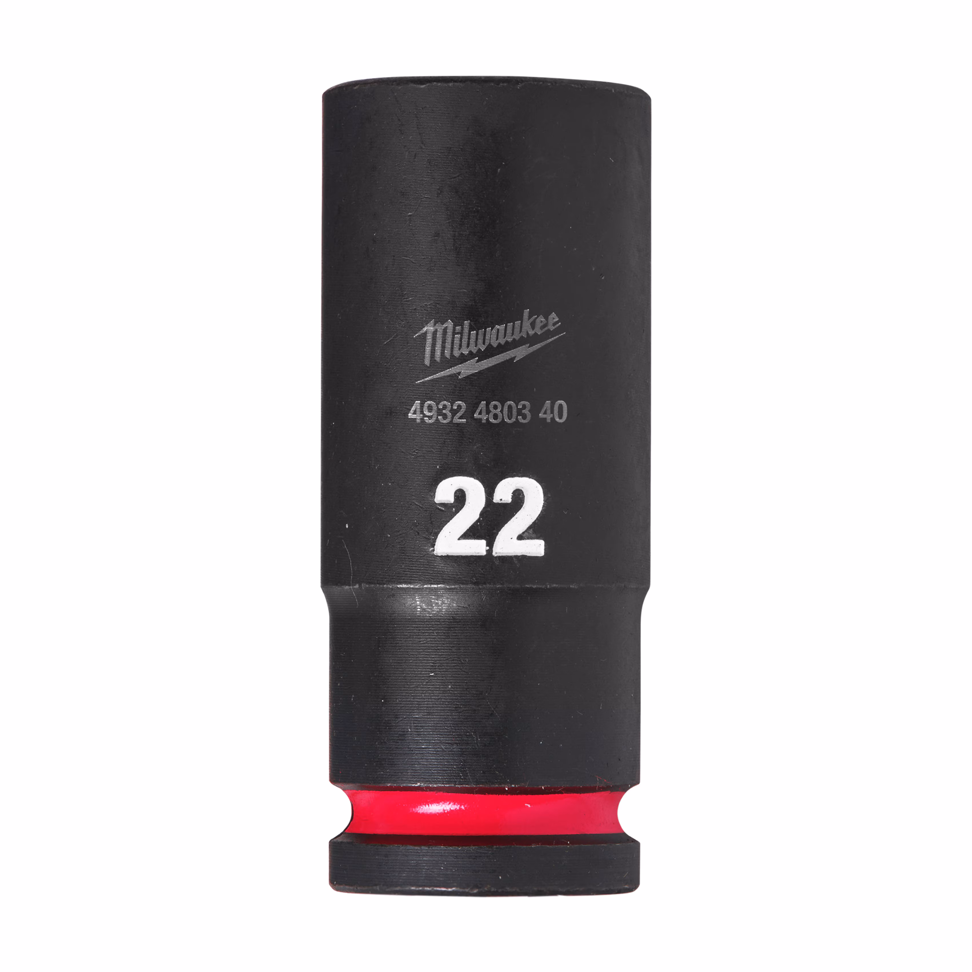 Kjøp Milwaukee Krafthylse shockwave impact duty, 1/2", 22 mm