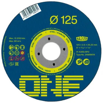 Tyrolit ONE Kapskiva rak, 2IN1 230x2,5 mm