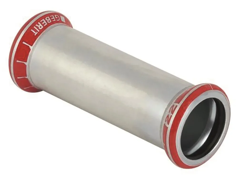 Geberit 1551010 Skjutmuff pressmuff, elförzinkad 12 x 12 mm - Bild 2