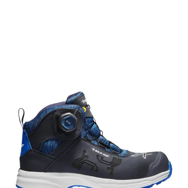 Solid Gear Nautilus Skyddskänga blå, S3, BOA, glasfiberhätta 47