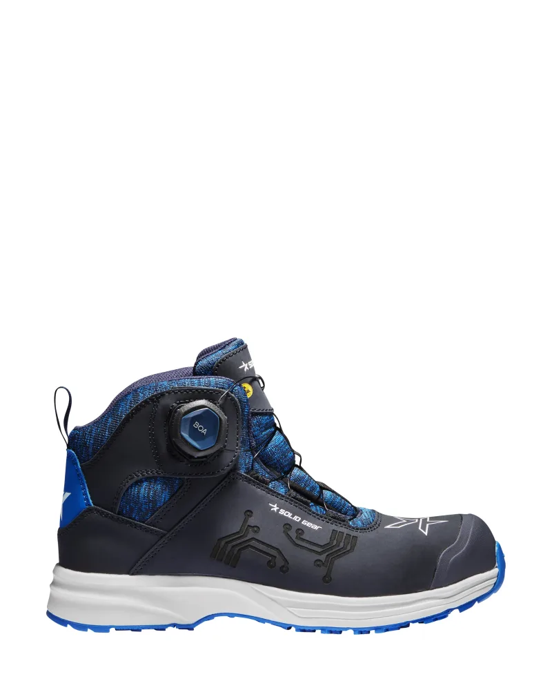 Solid Gear Nautilus Skyddskänga blå, S3, BOA, glasfiberhätta 47