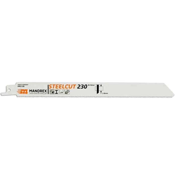 Mandrex STEELCUT Tigersågblad 230 mm 1,5-4 mm